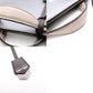 FENDI By the Way Handbag, Leather, Blue, 2-Way Crossbody with Charm