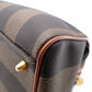 FENDI Pecan Handbag, PVC/Leather, Brown, Boston Bag