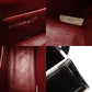 CHANEL Matelassé Vanity Bag Lambskin Leather Black Handbag Vintage Silver Hardware 7-10-160