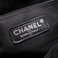 CHANEL Shoulder Bag, Timeless CC Leather, White and Black Two-Tone, Silver Hardware