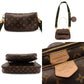 LOUIS VUITTON Monogram Multicolore Pochette Shoulder Bag Brown Crossbody Green 7-9-710