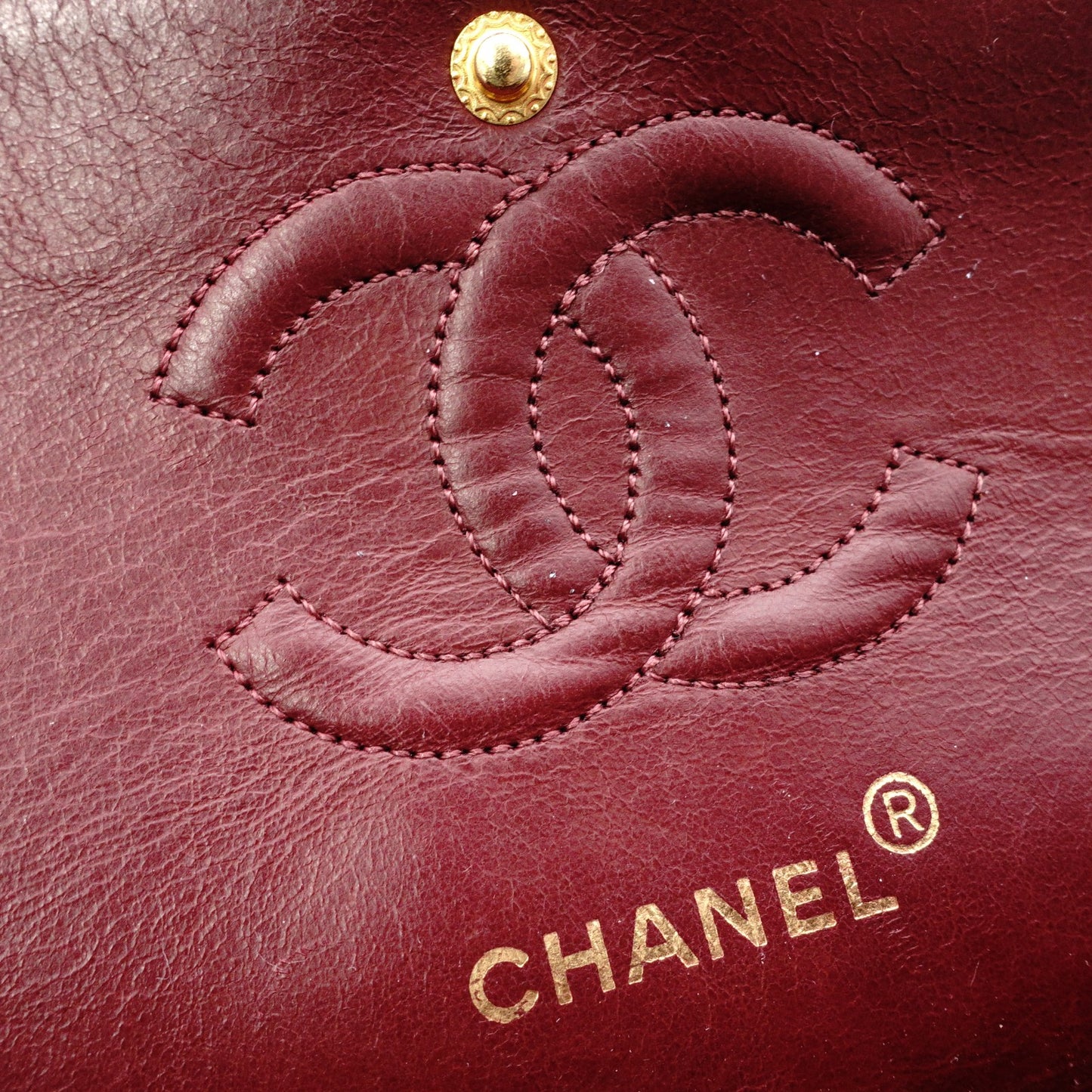 CHANEL Double Flap Matelassé Lambskin Classic Shoulder Bag, Leather, Black with Gold Hardware