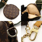 LOUIS VUITTON Monogram Multicolore Pochette Shoulder Bag Brown Crossbody Green 7-9-710