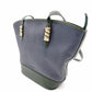 LOEWE Velazquez Shoulder Bag leather green USED Women