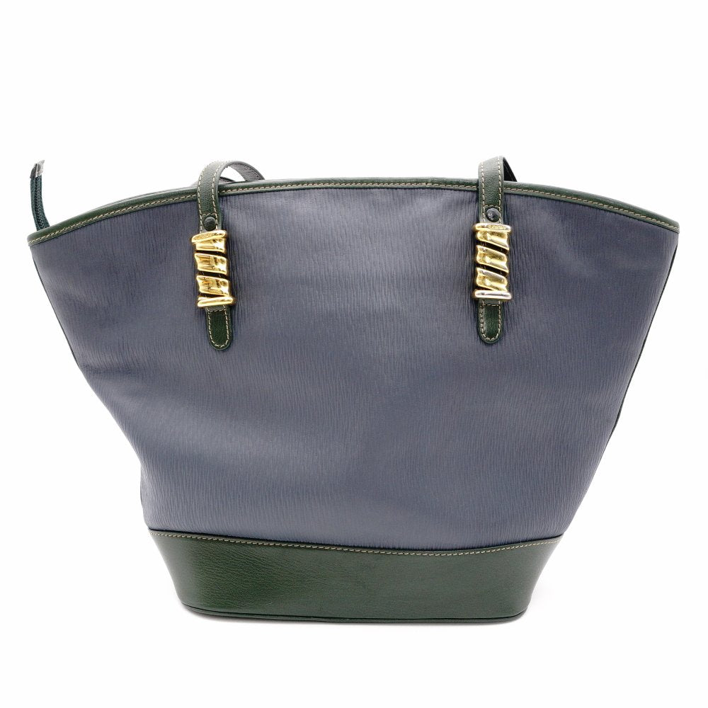 LOEWE Velazquez Shoulder Bag leather green USED Women