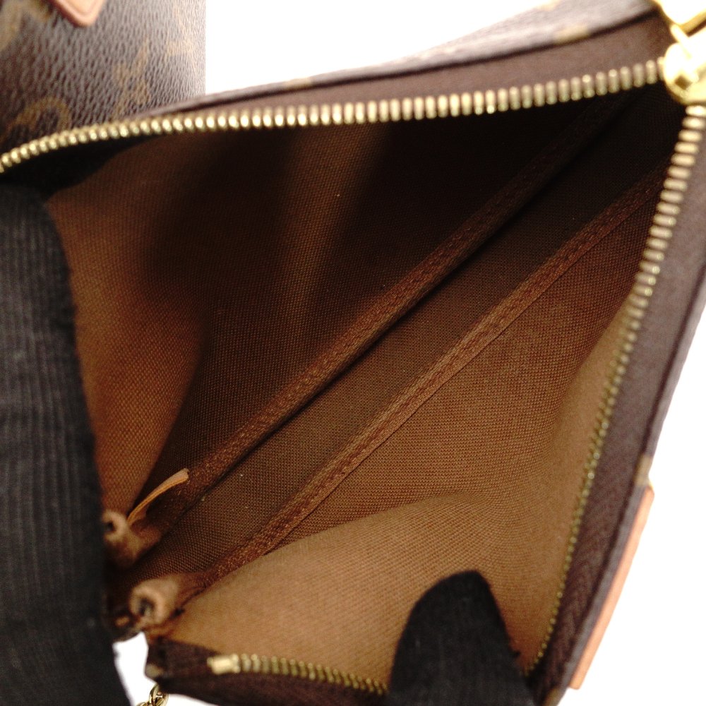 LOUIS VUITTON Monogram Multicolore Pochette Shoulder Bag Brown Crossbody Green 7-9-710