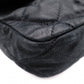 CHANEL Chain Shoulder Bag, Matelassé Leather, Black with Gold Hardware