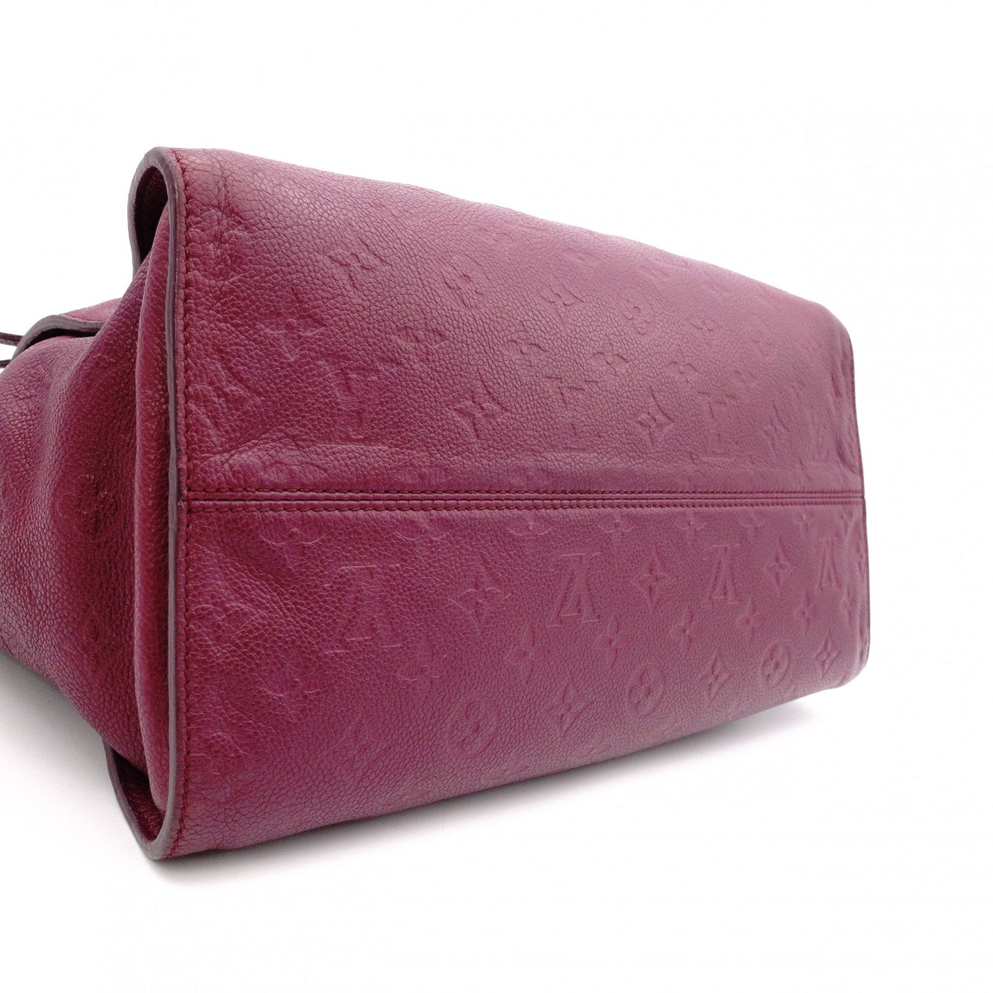 LOUIS VUITTON Monogram Implant Shoulder Bag, Leather, Purple, 2-Way