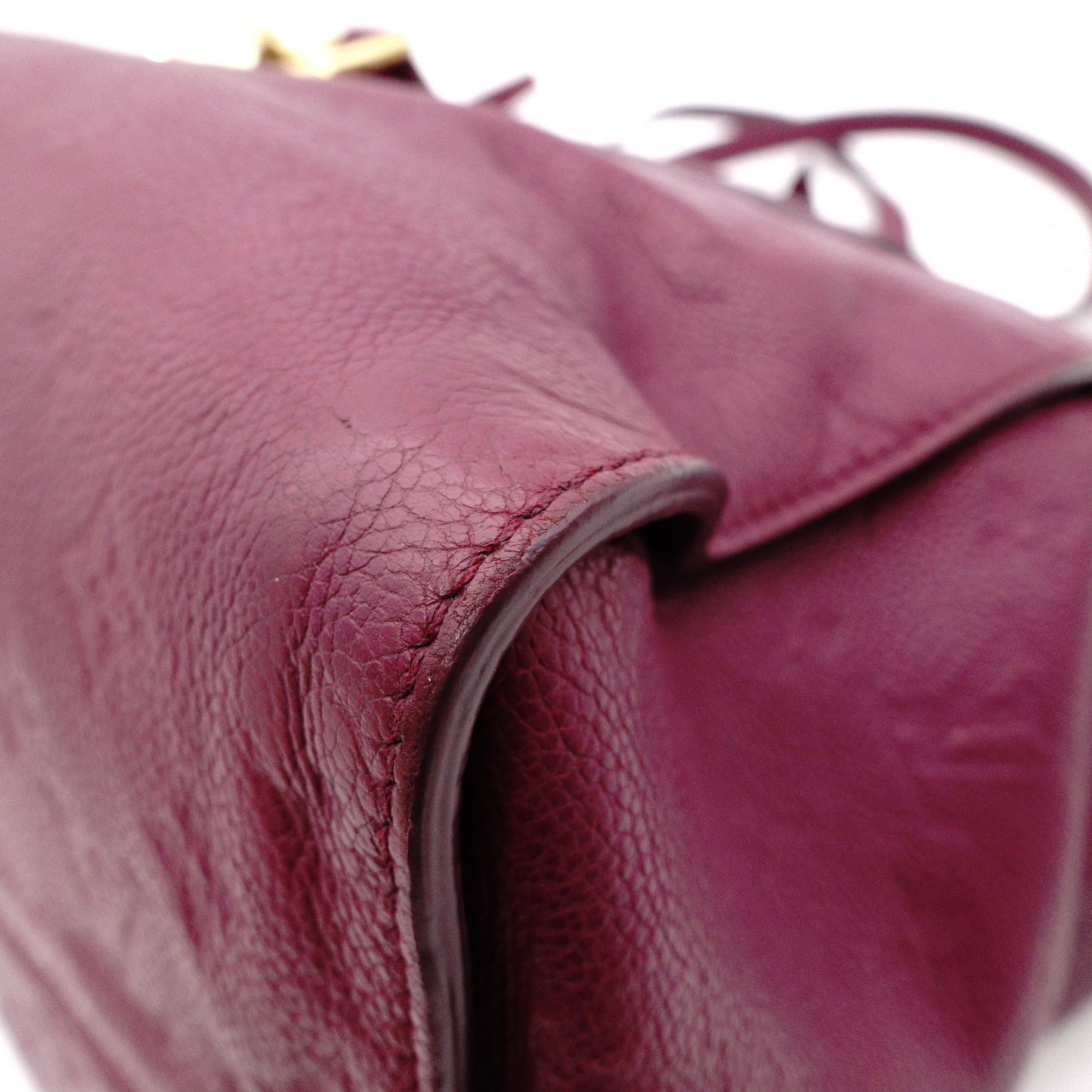 LOUIS VUITTON Monogram Implant Shoulder Bag, Leather, Purple, 2-Way