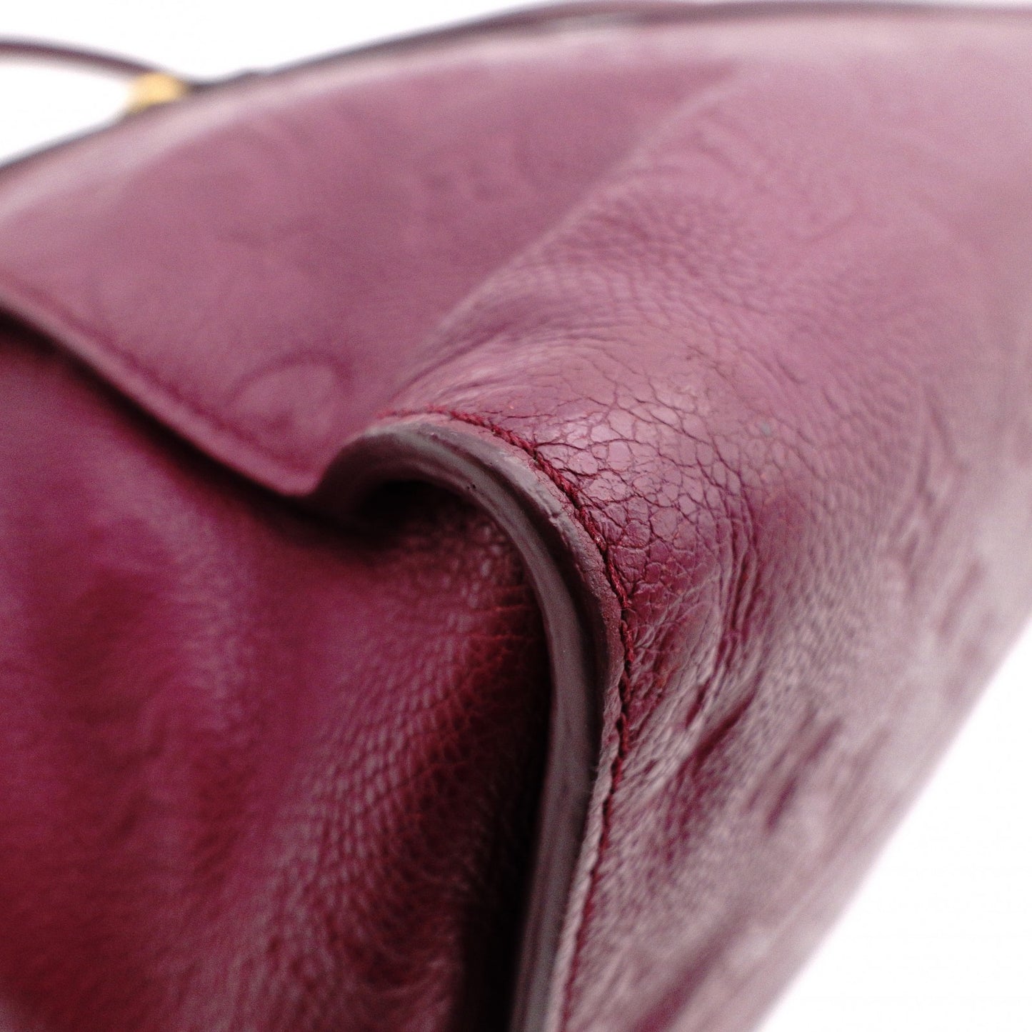 LOUIS VUITTON Monogram Implant Shoulder Bag, Leather, Purple, 2-Way