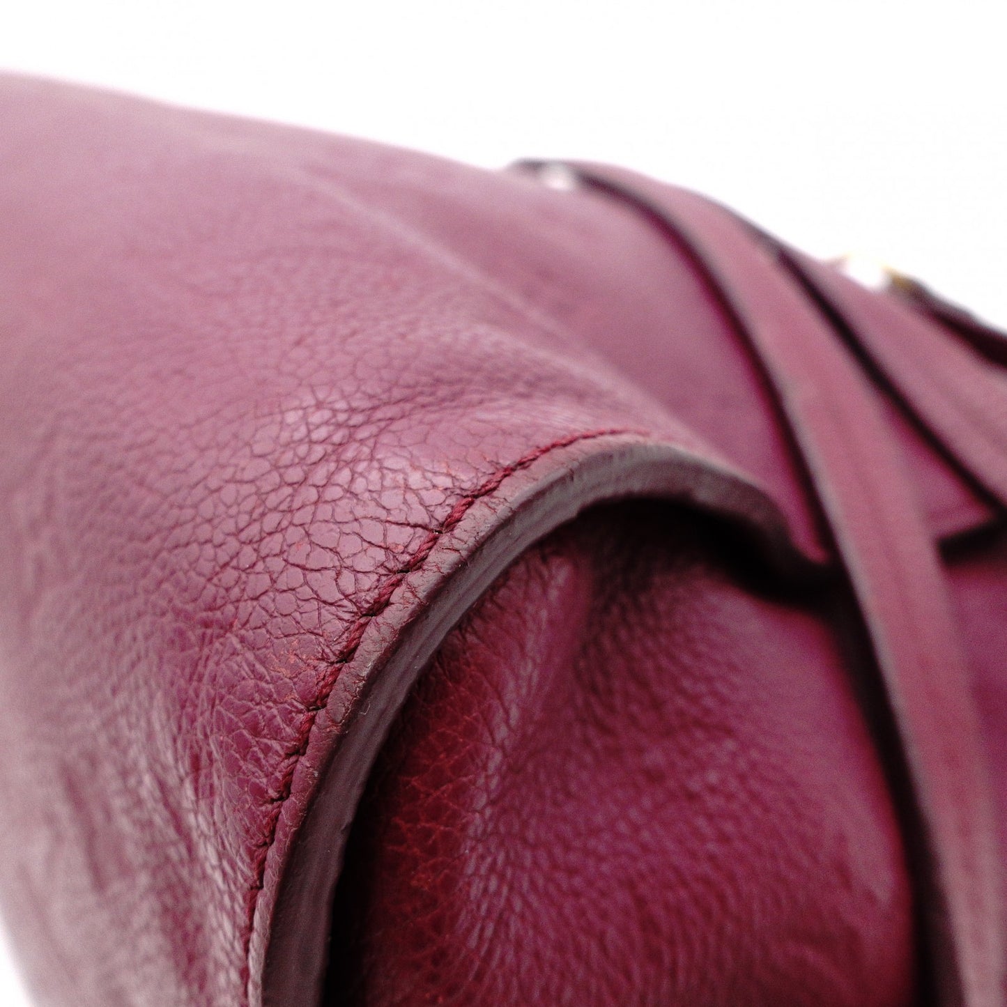 LOUIS VUITTON Monogram Implant Shoulder Bag, Leather, Purple, 2-Way