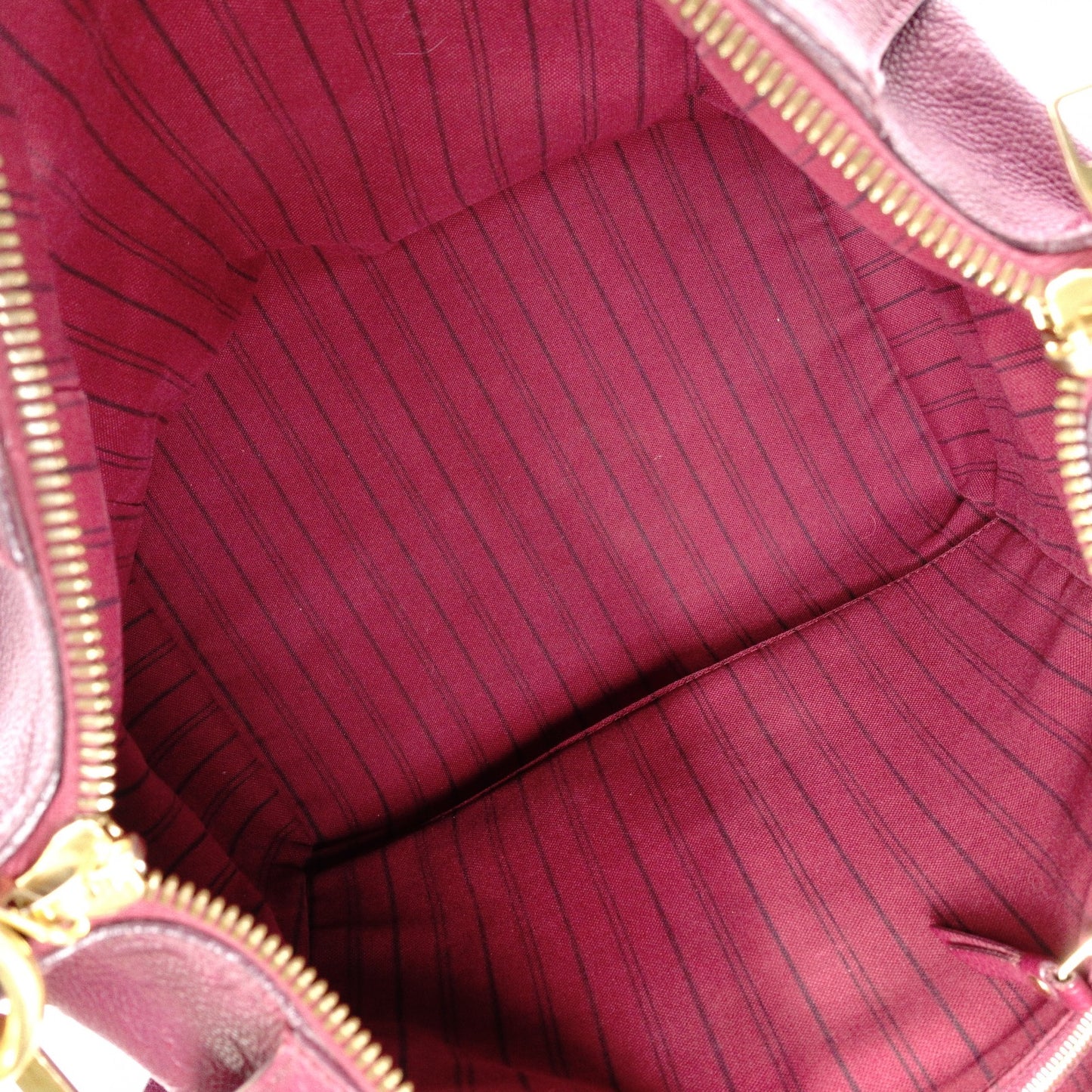 LOUIS VUITTON Monogram Implant Shoulder Bag, Leather, Purple, 2-Way