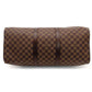 LOUIS VUITTON Keepall 50 Damier Canvas Handbag Brown PVC Leather Speedy Travel Boston 7-10-173