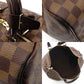 LOUIS VUITTON Keepall 50 Damier Canvas Handbag Brown PVC Leather Speedy Travel Boston 7-10-173