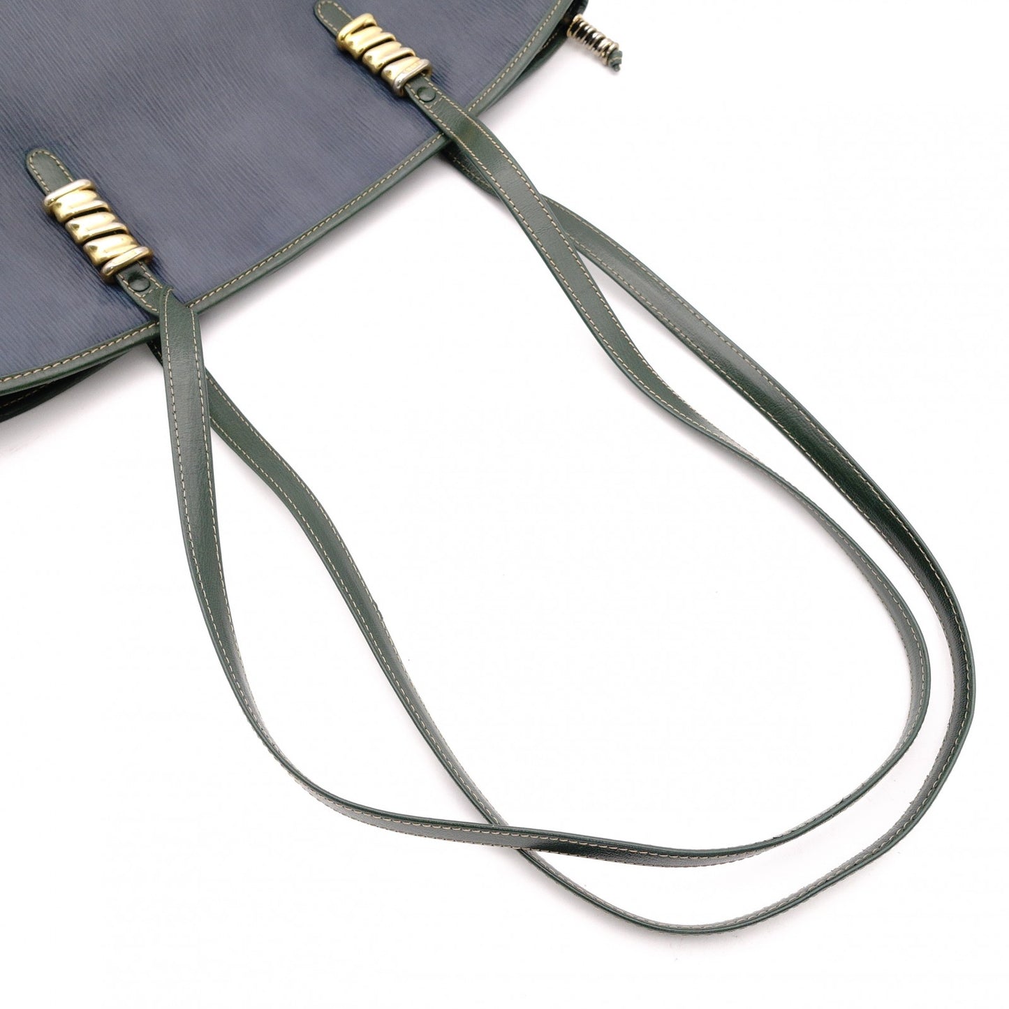 LOEWE Velazquez Shoulder Bag leather green USED Women