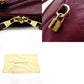 LOUIS VUITTON Monogram Implant Shoulder Bag, Leather, Purple, 2-Way