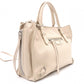 BALENCIAGA Paper Shoulder Bag, Leather, Beige, 2-Way Crossbody, Silver Hardware