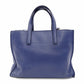PRADA Leather Handbag Blue 2-Way Shoulder Bag