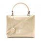 Christian Dior Marispare Handbag, Patent Leather, Beige, 2-Way