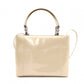 Christian Dior Marispare Handbag, Patent Leather, Beige, 2-Way