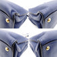 PRADA Leather Handbag Blue 2-Way Shoulder Bag