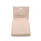 LOEWE Tri-Fold Anagram Tri-Fold Wallet, Leather, Beige, Silver Hardware