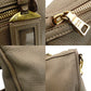 PRADA Vittorino Handbag 2-Way Beige Leather Crossbody Gold Hardware 7-10-280