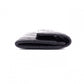 CHANEL Lambskin Matelassé Card Case, Leather, Black, Silver Hardware, CC Logo, Business Card Holder