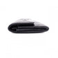 CHANEL Lambskin Matelassé Card Case, Leather, Black, Silver Hardware, CC Logo, Business Card Holder