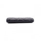 CHANEL Lambskin Matelassé Card Case, Leather, Black, Silver Hardware, CC Logo, Business Card Holder