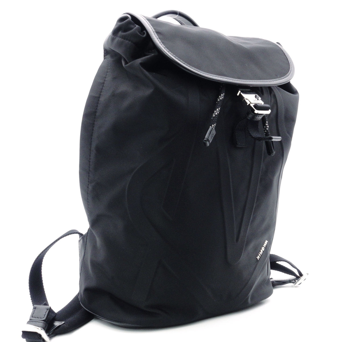 RIMOWA Signature Flap Backpack, Nylon, Black, Men's, Black, Logo