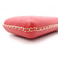 CHANEL Phone Case, Shoulder Bag, Matelassé Shoulder Bag, Leather, Red, Gold Hardware, Crossbody