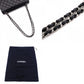 CHANEL Double Flap Big Matelassé Classic Shoulder Bag, Caviar Leather, Black with Silver Hardware