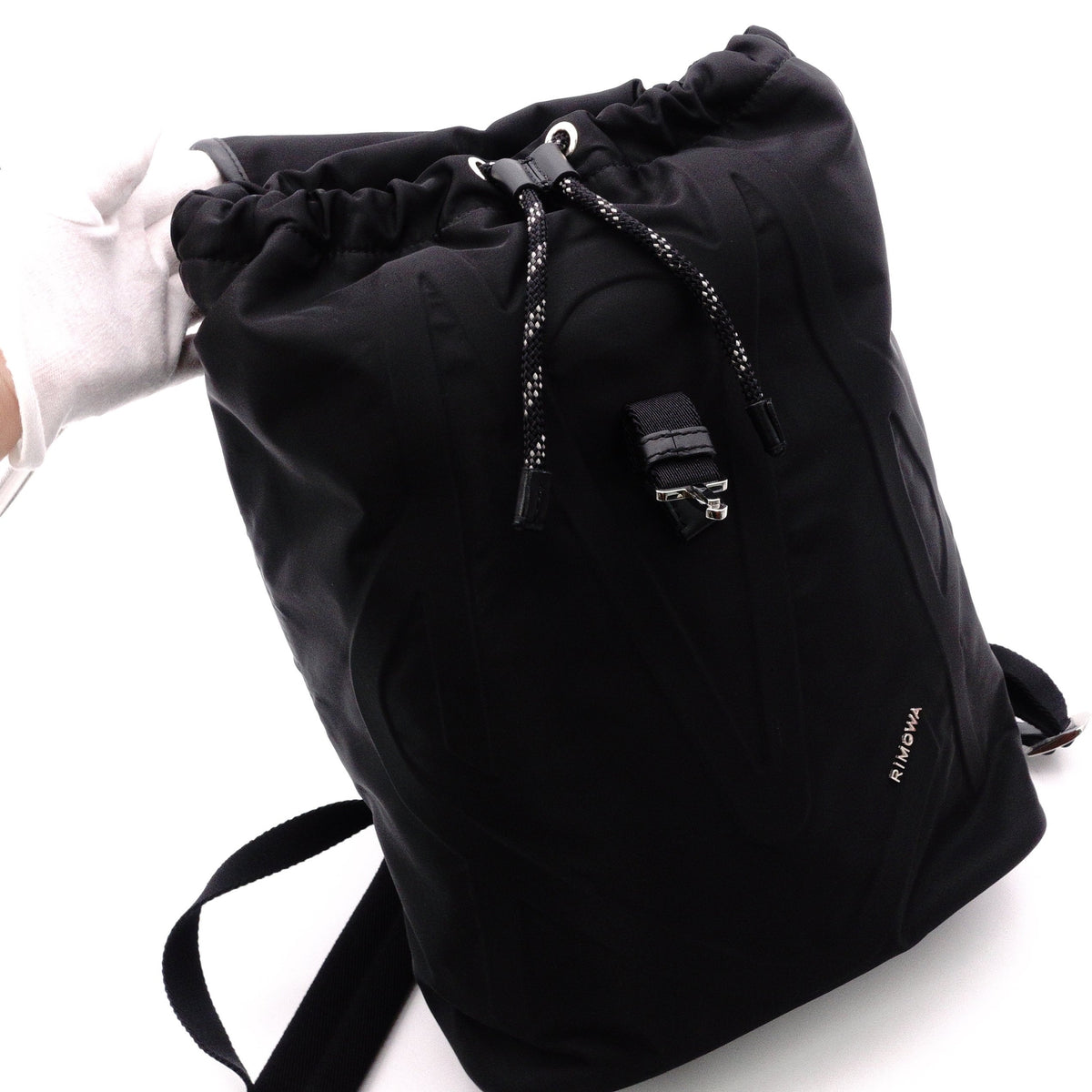 RIMOWA Signature Flap Backpack, Nylon, Black, Men's, Black, Logo