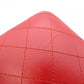 CHANEL Phone Case, Shoulder Bag, Matelassé Shoulder Bag, Leather, Red, Gold Hardware, Crossbody