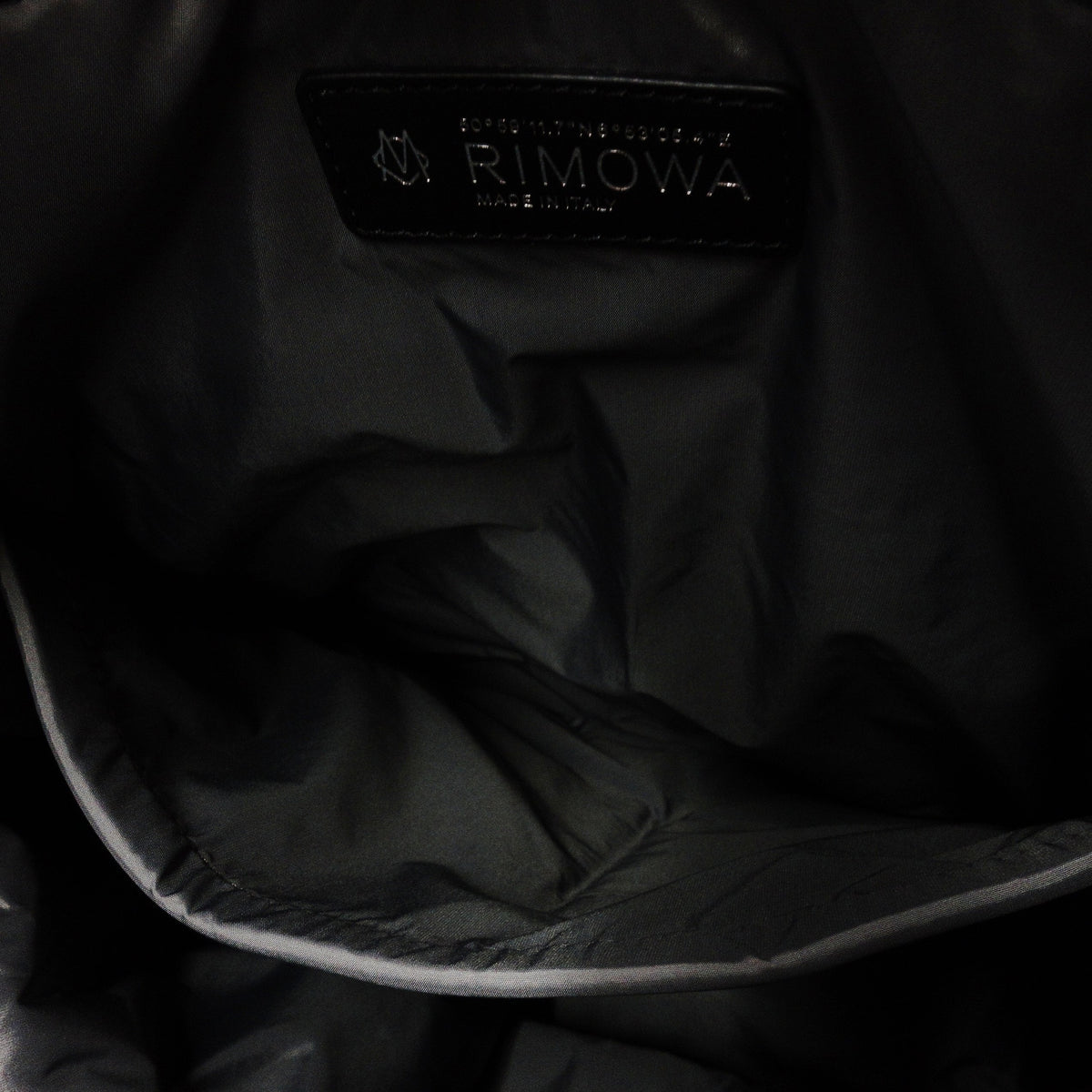 RIMOWA Signature Flap Backpack, Nylon, Black, Men's, Black, Logo