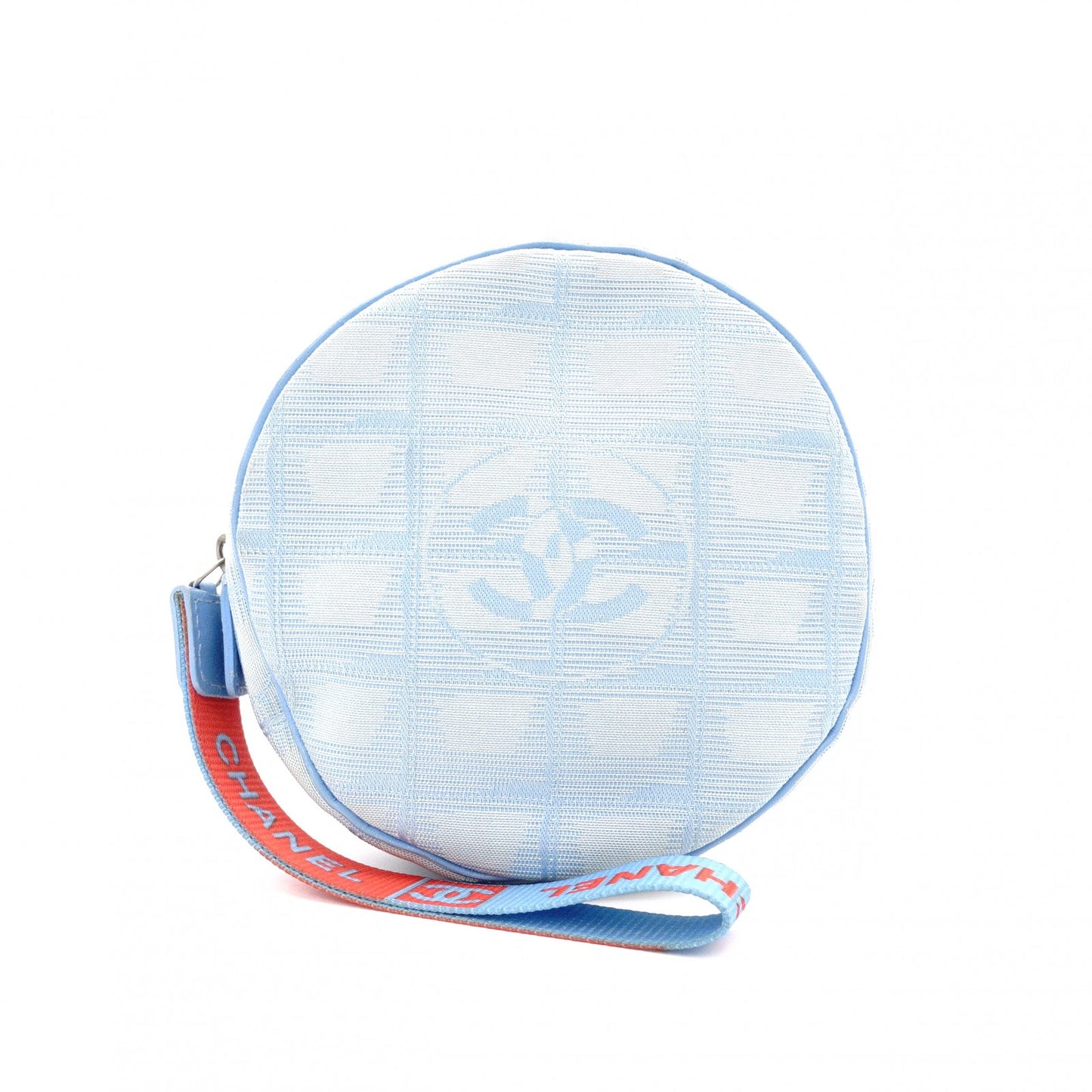 CHANEL New Travel Line Pouch, Nylon, Blue