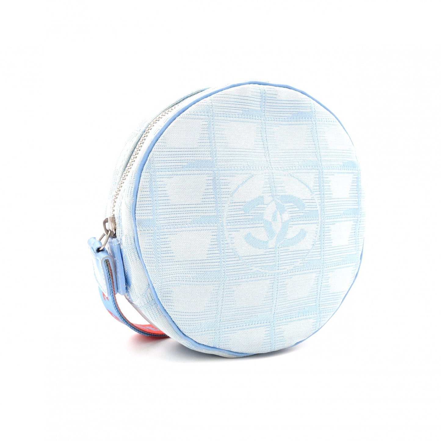 CHANEL New Travel Line Pouch, Nylon, Blue