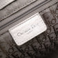 Christian Dior Cannage Tote Bag, Leather, White, Silver Hardware