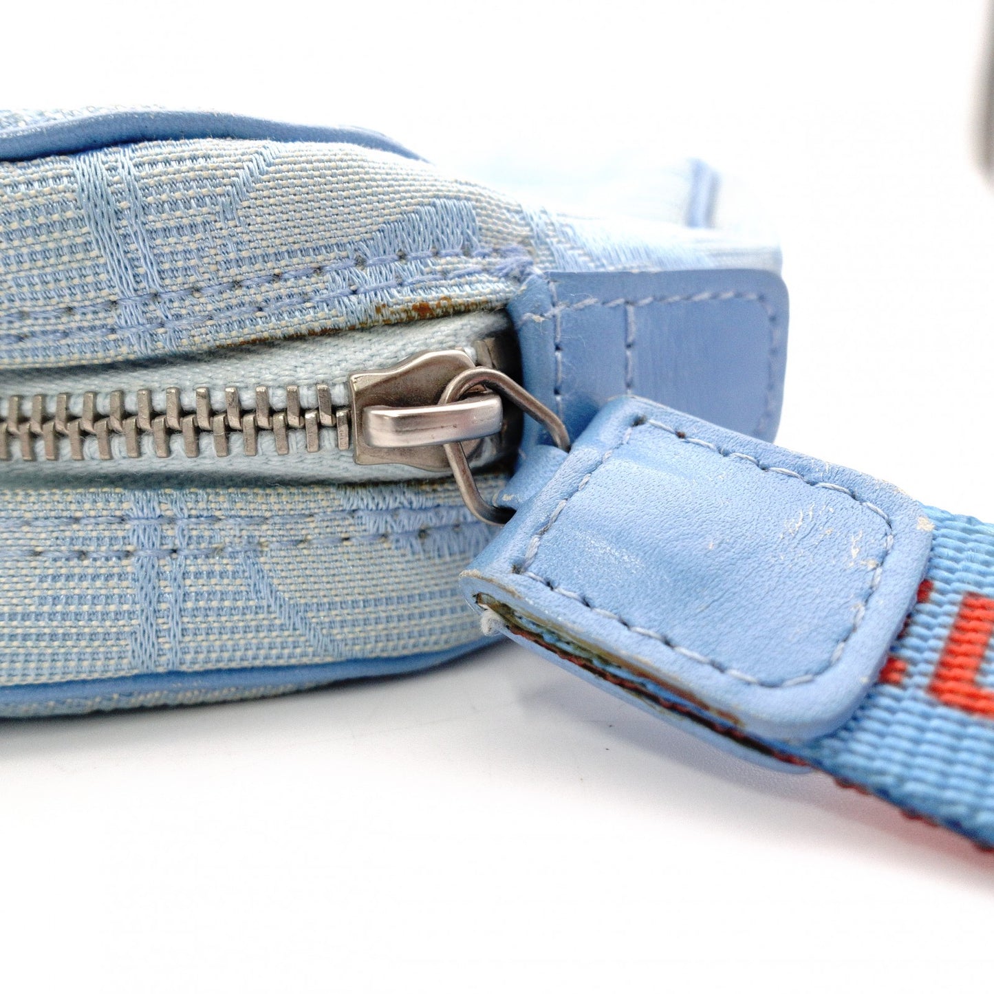CHANEL New Travel Line Pouch, Nylon, Blue