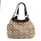 COACH Soho Signature Shoulder Bag, Canvas and Leather, Beige Tote Bag