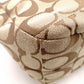 COACH Soho Signature Shoulder Bag, Canvas and Leather, Beige Tote Bag