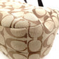 COACH Soho Signature Shoulder Bag, Canvas and Leather, Beige Tote Bag