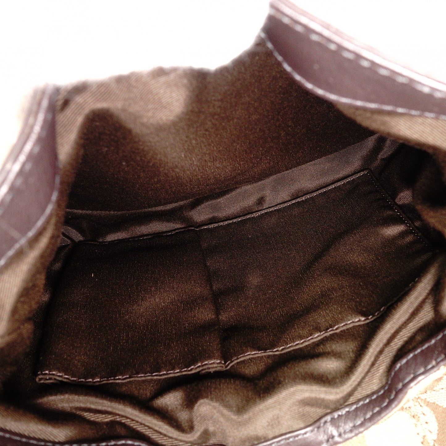 COACH Soho Signature Shoulder Bag, Canvas and Leather, Beige Tote Bag