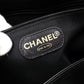 CHANEL Chain Shoulder Bag, Caviar Leather, Black, Gold Hardware