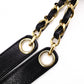 CHANEL Chain Shoulder Bag, Caviar Leather, Black, Gold Hardware
