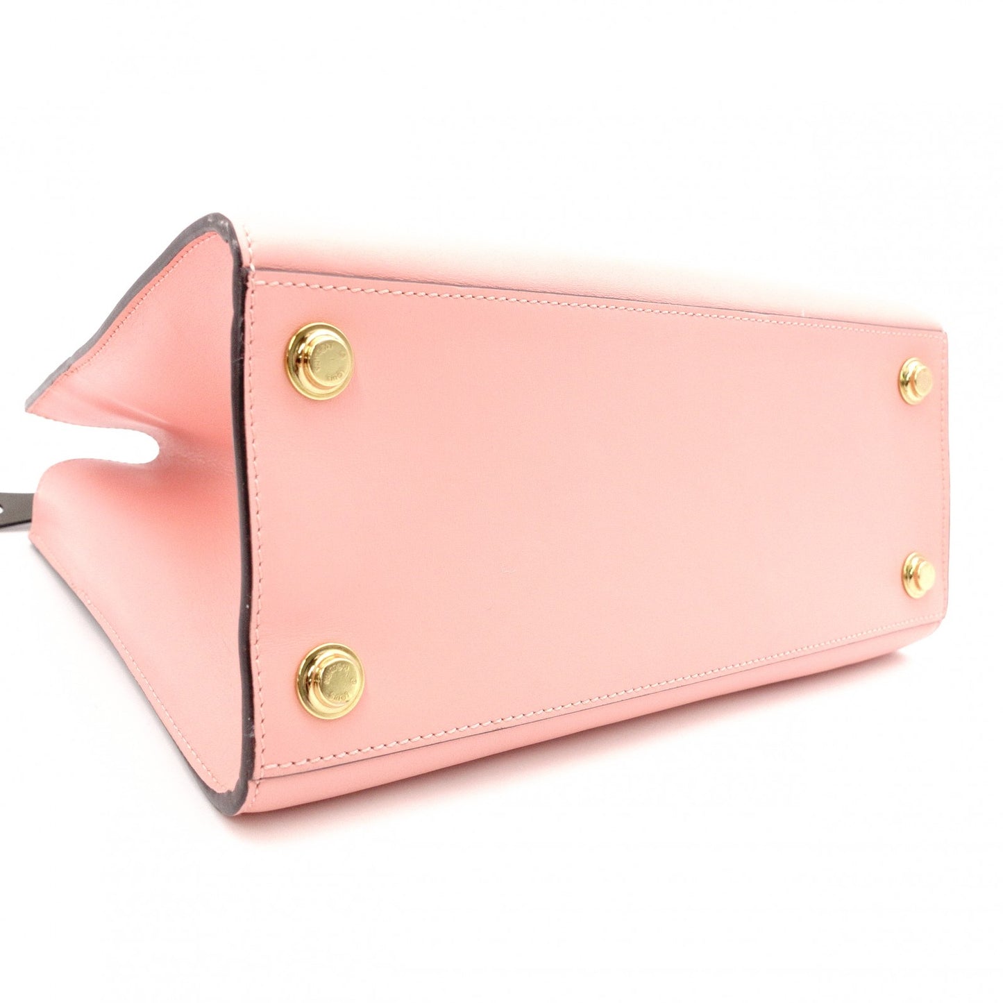 LOUIS VUITTON City Steamer PM Handbag, Leather, Pink, Khaki, Gold Hardware