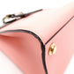 LOUIS VUITTON City Steamer PM Handbag, Leather, Pink, Khaki, Gold Hardware