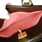 LOUIS VUITTON City Steamer PM Handbag, Leather, Pink, Khaki, Gold Hardware