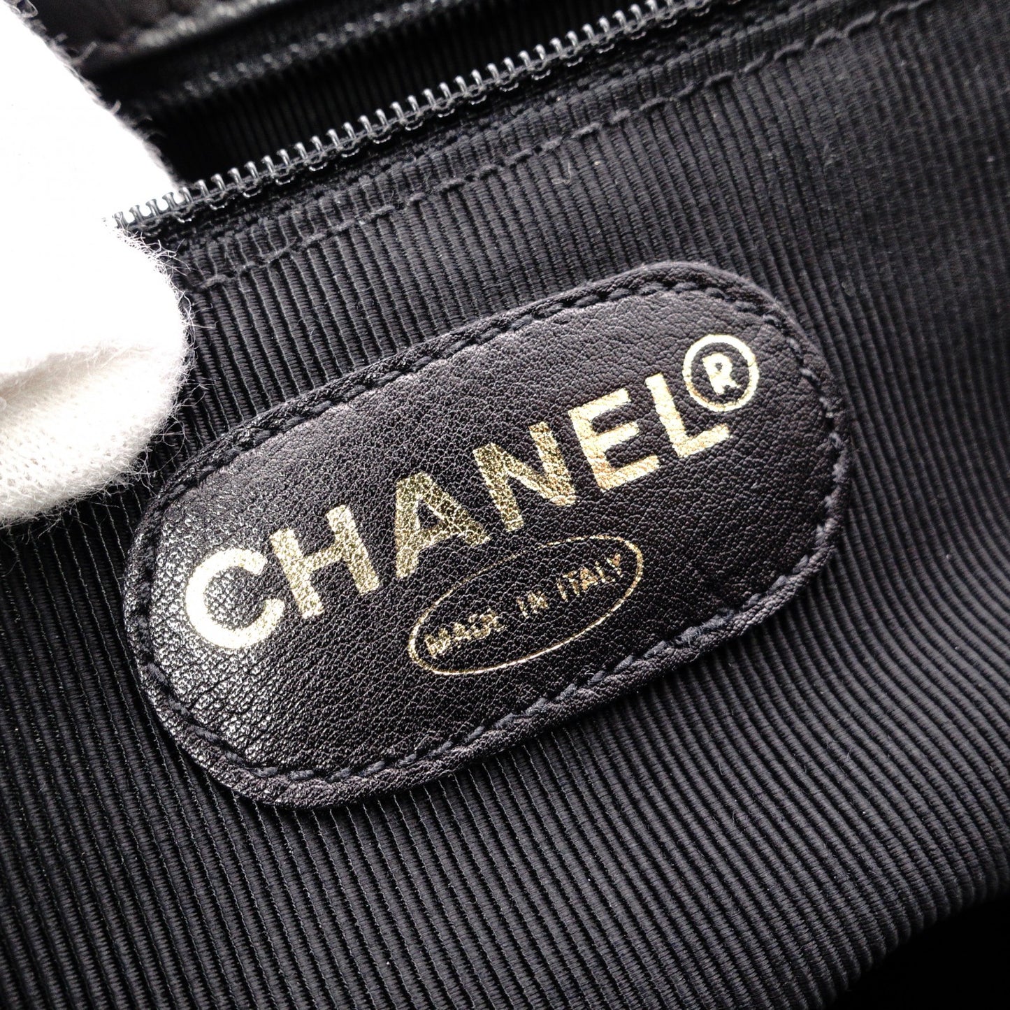 CHANEL シャネル ショルダーバッグ パテントレザー ブラック【中古】 レディース